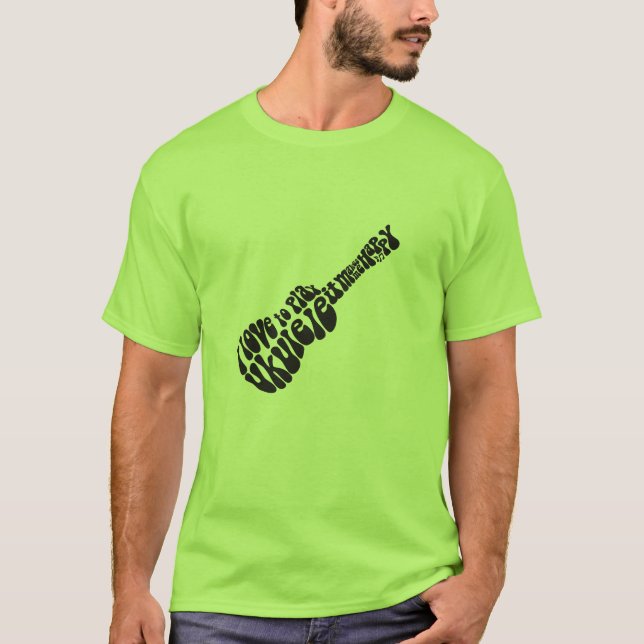 ukulele t-shirt (Framsida)