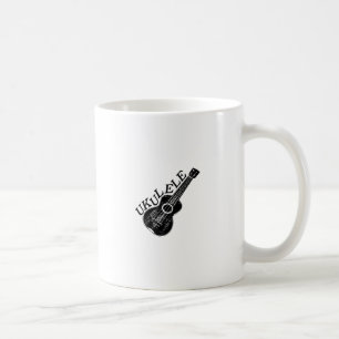 Ukulele-text och bild kaffemugg