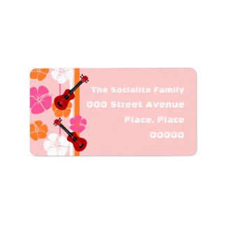 Ukulele Time! Adressetikett