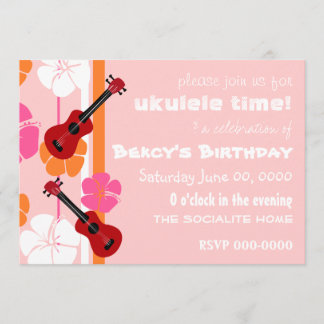 Ukulele Time! Inbjudningar
