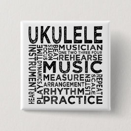 Ukulele Typography Knapp