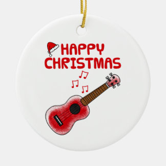 Ukulele Uke Player Musician jul Ornament