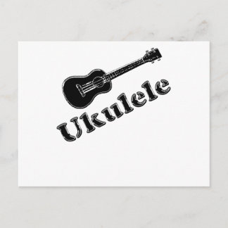 Ukulele Vykort