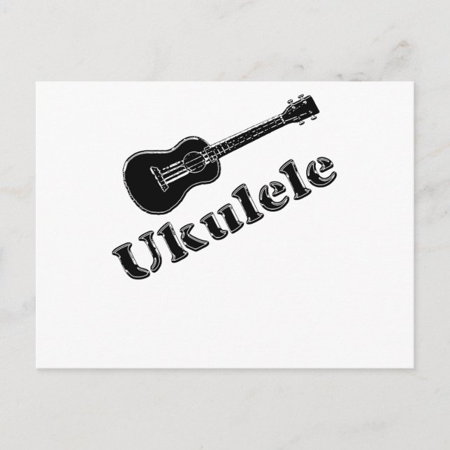 Ukulele Vykort (Framsida)