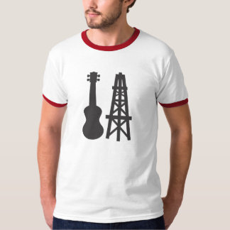 UkuleleBakersfield logotyp (svarten) T Shirt
