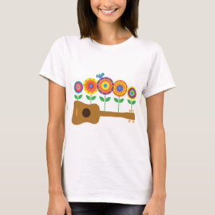 Ukuleleblommor T Shirt