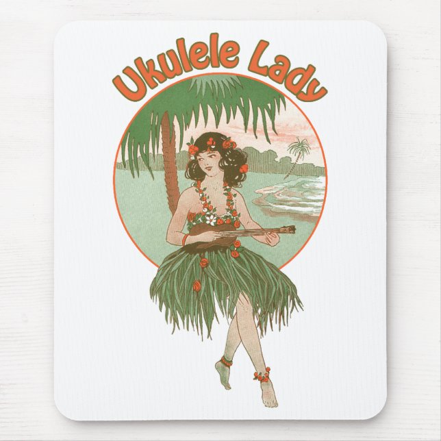 Ukuleledam #1 Mousepad Musmatta (Framsidan)
