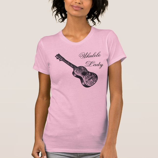 Ukuleledam T-shirt (Framsida)