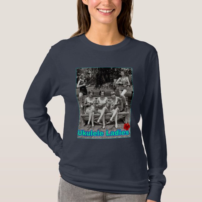 Ukuleledamer T-shirt (Framsida)