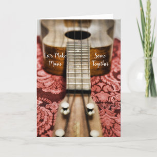 Ukuleledanandemusik tillsammans kort