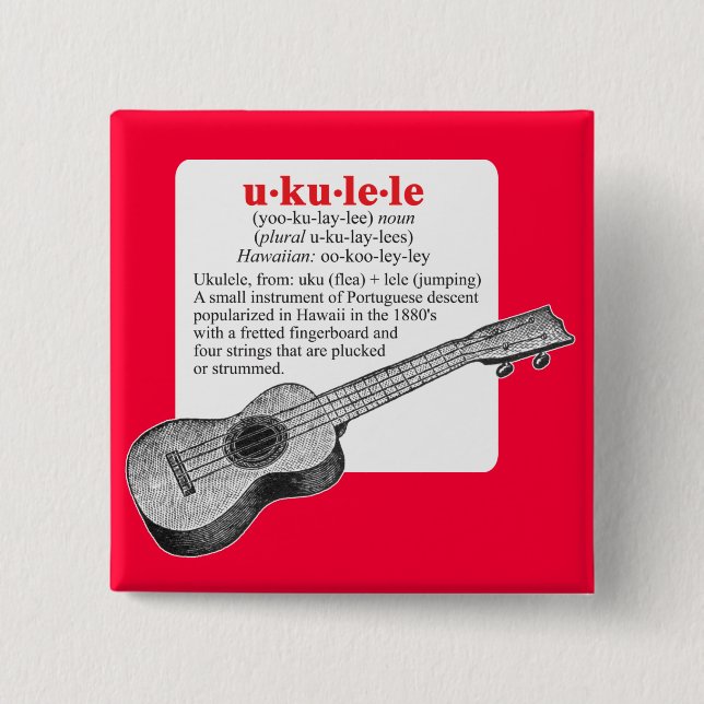 Ukuleledefinitionen knäppas knapp (Framsida)