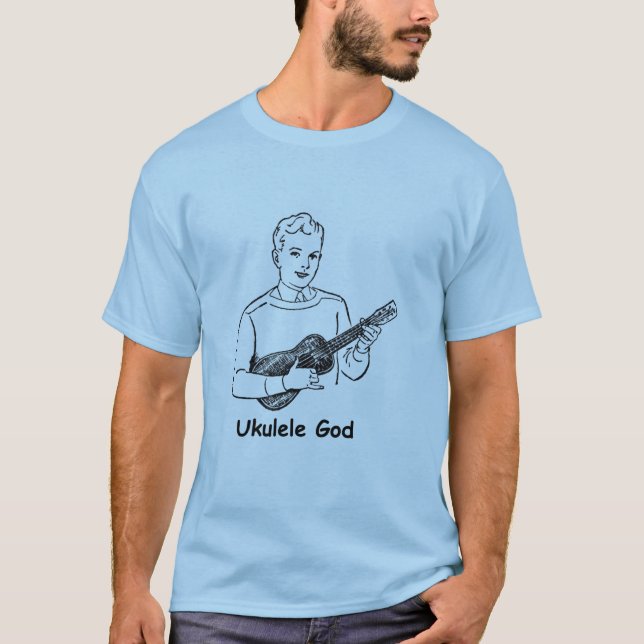 Ukulelegud Tee Shirt (Framsida)