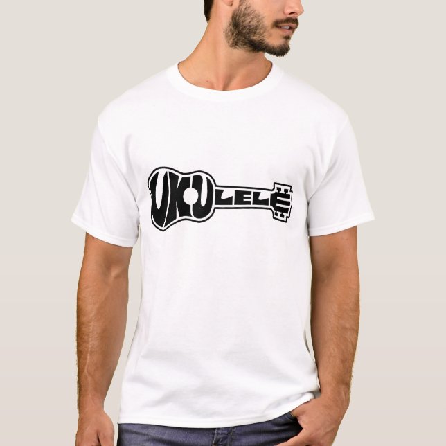 Ukulelelogotyp T-shirt (Framsida)