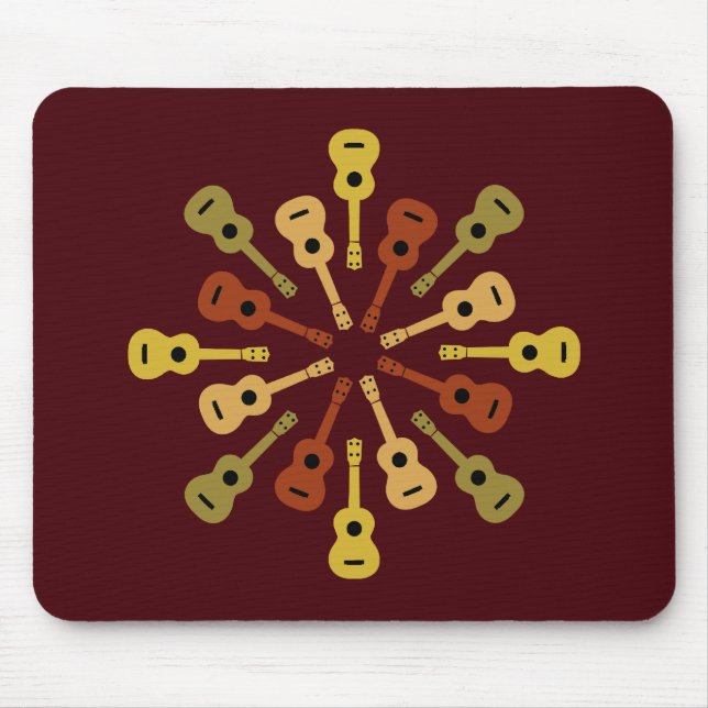 Ukulelemousepad Musmatta (Framsidan)