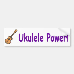 Ukulelen driver! bildekal