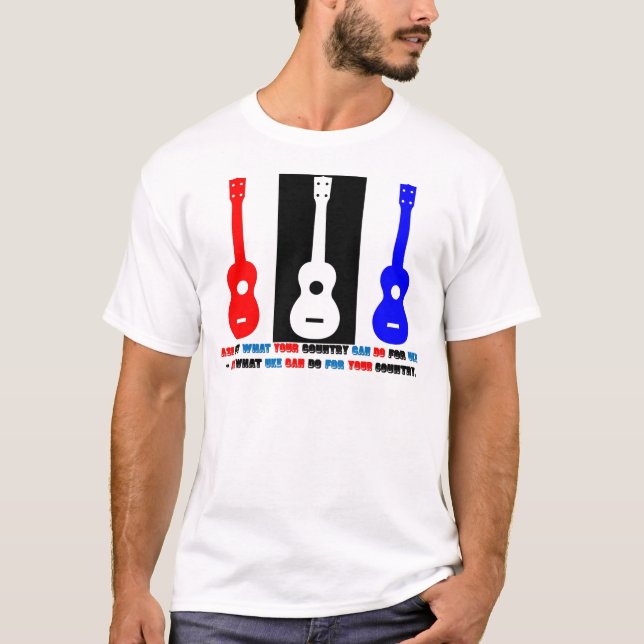 Ukulelepatriotism T Shirt (Framsida)