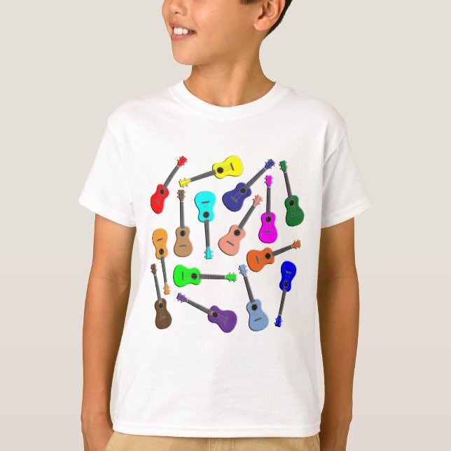 Ukuleleregnbåge Tee (Framsida)