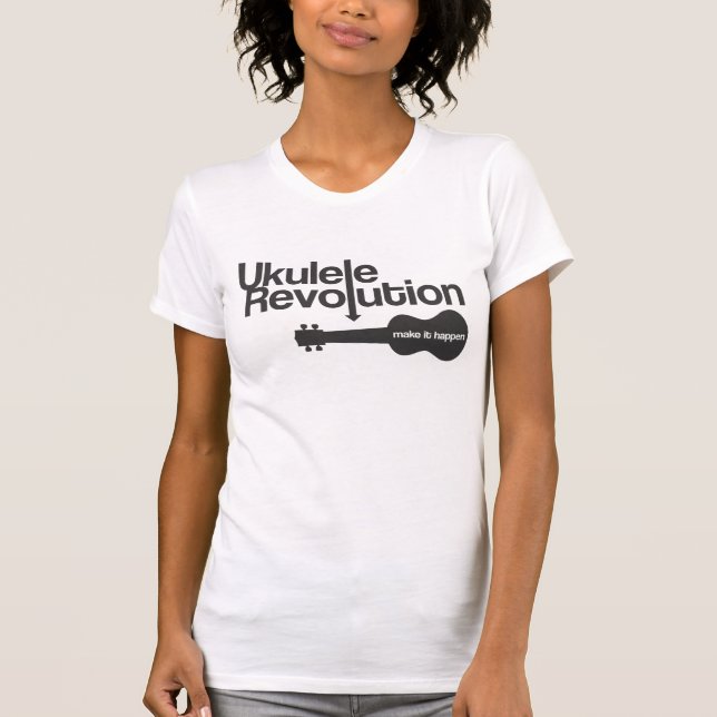 Ukulelerevolution Tee Shirt (Framsida)
