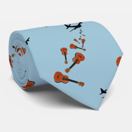 Ukuleles släpps från flygplan slips