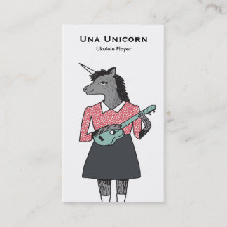 Ukulelevisitkort Visitkort