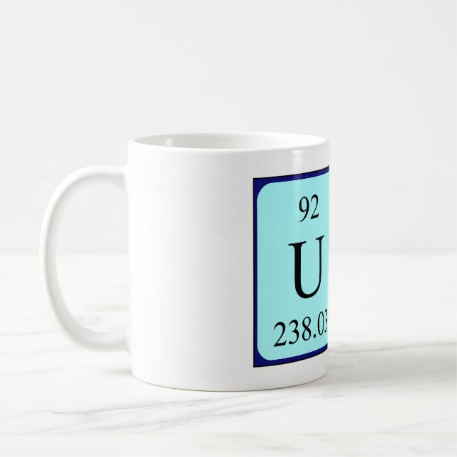 Ula Periodiska bord namn mugg (Vänster)