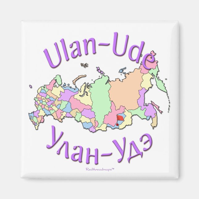 Ulan-Ude Ryssland Magnet (Framsidan)