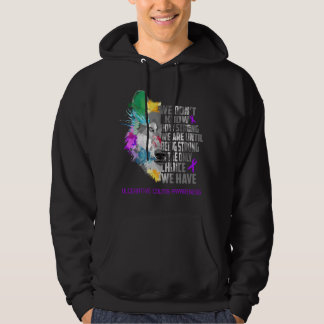 Ulcerative Colitis Awareness Ribbon Support-gåvor Hoodie