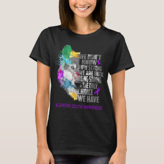 Ulcerative Colitis Awareness Ribbon Support-gåvor T Shirt
