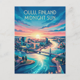 Uleåborg Finland Vykort
