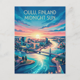 Uleåborg Finland Vykort