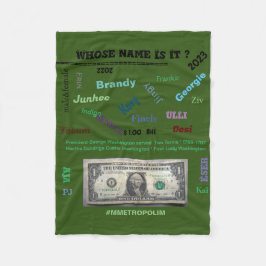 Ull BABY BLANKET Unisex 30X40 tum /mmetropolim Fleecefilt