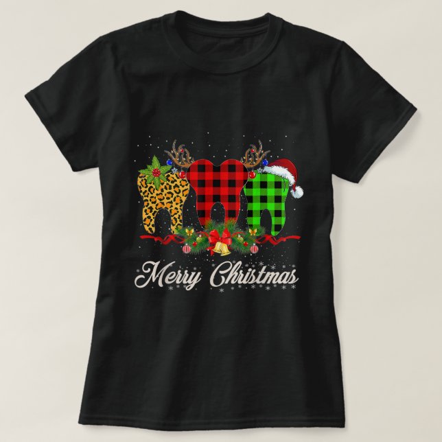 Ull Feliz Navidad Funny Cute Sheep jul T- T Shirt (Design framsida)