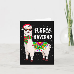 Ull Feliz Navidad Llama jul Cute Julafton Gif Kort