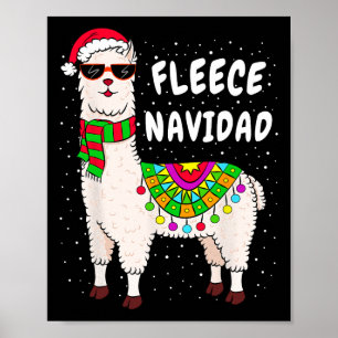 Ull Feliz Navidad Llama jul Cute Julafton Gif Poster