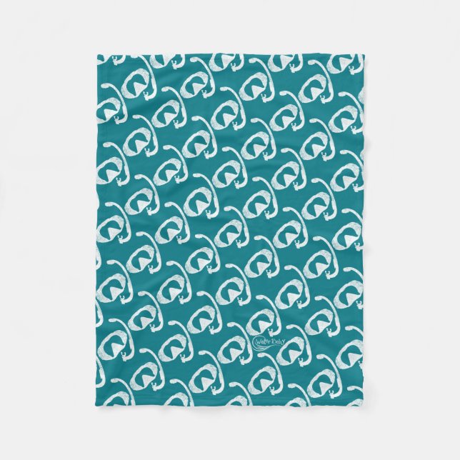 Ull för vattenbabyScuba Fleecefilt (Framsidan)