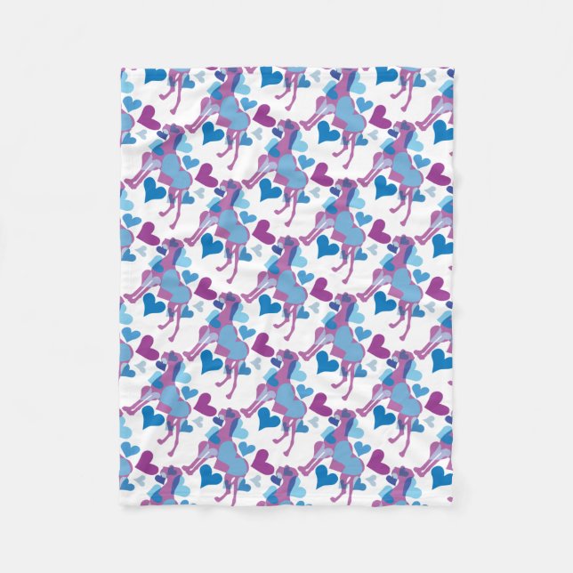 Ull mit Doggen Fleecefilt (Framsidan)