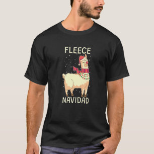 Ull Navidad Cute Alpaca T Shirt