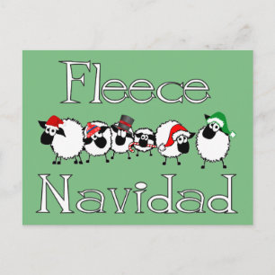Ull Navidad Funny julvykort Helg Vykort