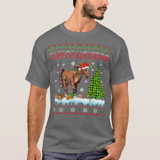 Ull Navidad jul Ljus Sweater Santa Rein T Shirt