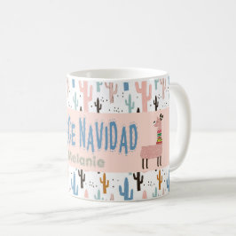 Ull Navidad jul Llamas Kaffemugg