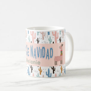 Ull Navidad jul Llamas Kaffemugg