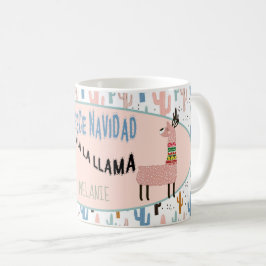 Ull Navidad jul Llamas Kaffemugg