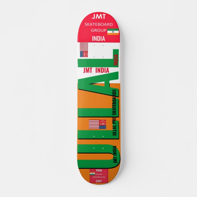 ULLAL JMT INDIA 7 3/4-tums Skateboard Deck (Framsida)