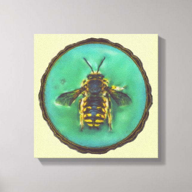 Ullbroder Bee Canvastryck (Framsida)