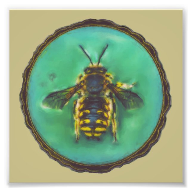Ullbroder Bee Fototryck (Framsidan)