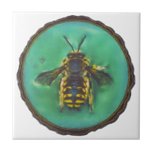 Ullbroder Bee Kakelplatta (Framsidan)
