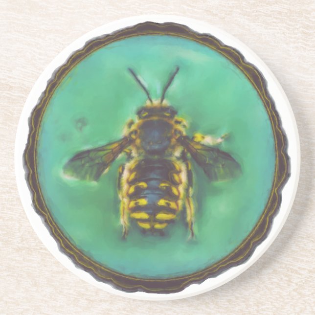 Ullbroder Bee Underlägg Sandsten (Framsidan)