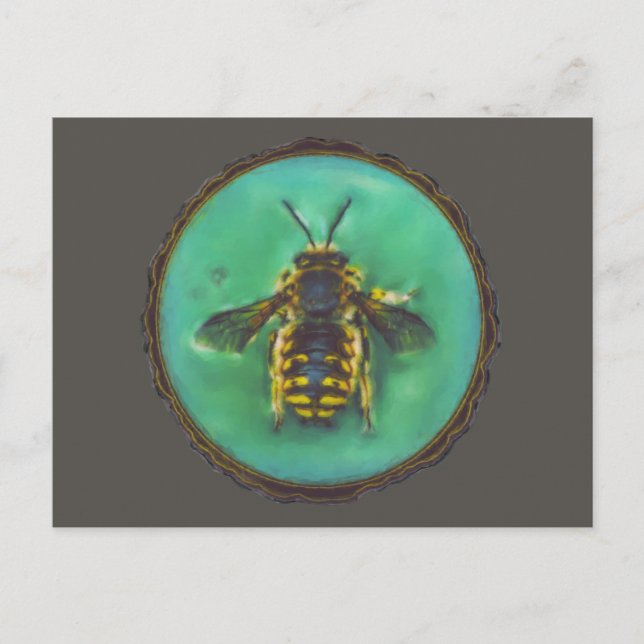 Ullbroder Bee Vykort (Framsida)