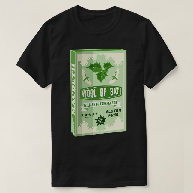 Ulle fladdermus Macbeth T Shirt (Design framsida)