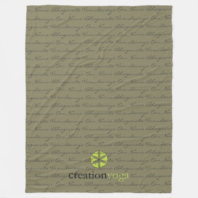 Ullfilt för Om Namo - 60" x 80", Fleecefilt (Framsidan)
